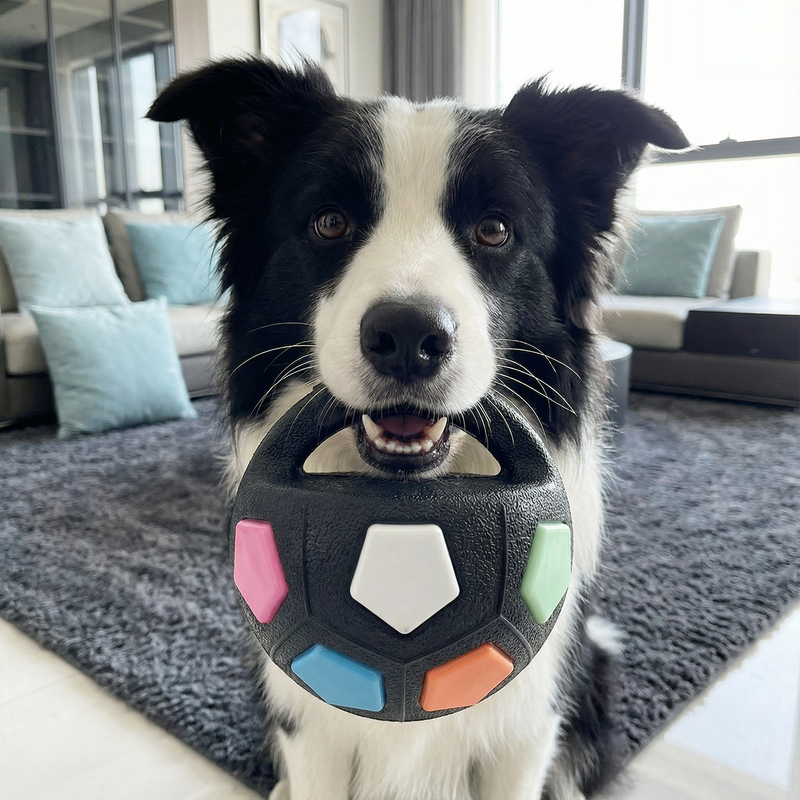 Tough Rubber Dog Ball for Strong Chewers