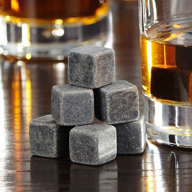 Reusable Soapstone Drink Chilling Cubes Set of 9