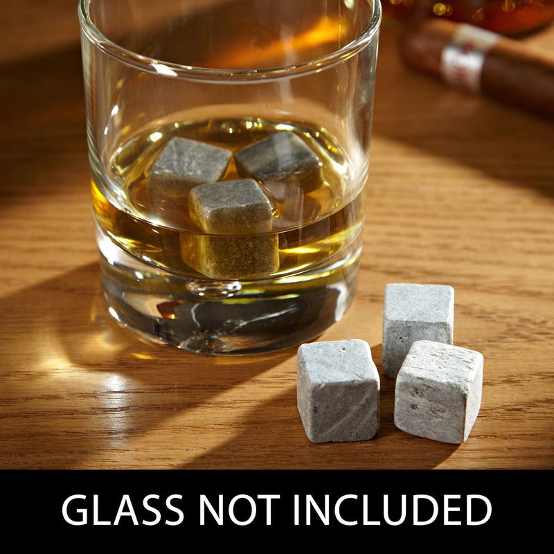Reusable Soapstone Drink Chilling Cubes Set of 9