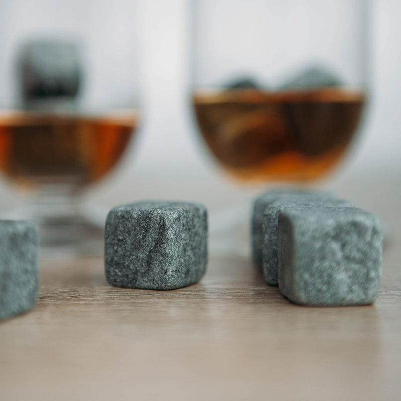 Reusable Soapstone Drink Chilling Cubes Set of 9