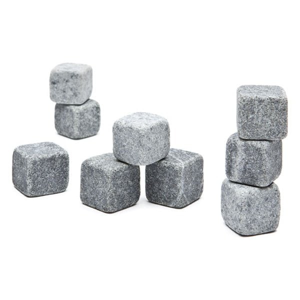 Reusable Soapstone Drink Chilling Cubes Set of 9