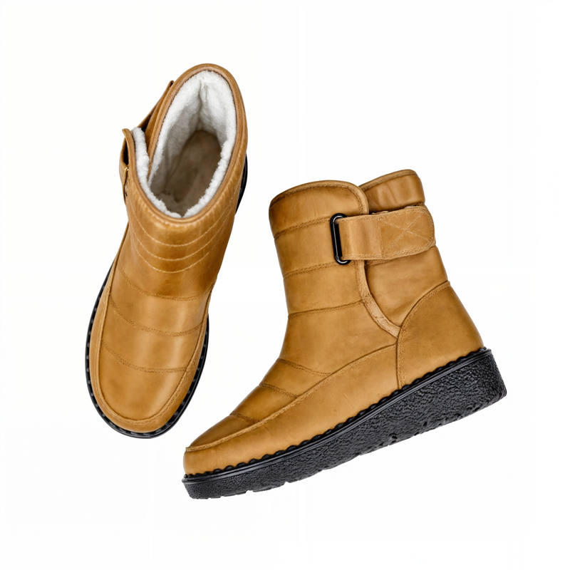 Waterproof Ladies Snow Boots with Non-Slip Sole – Warm Winter Boots for Ice and Snow
