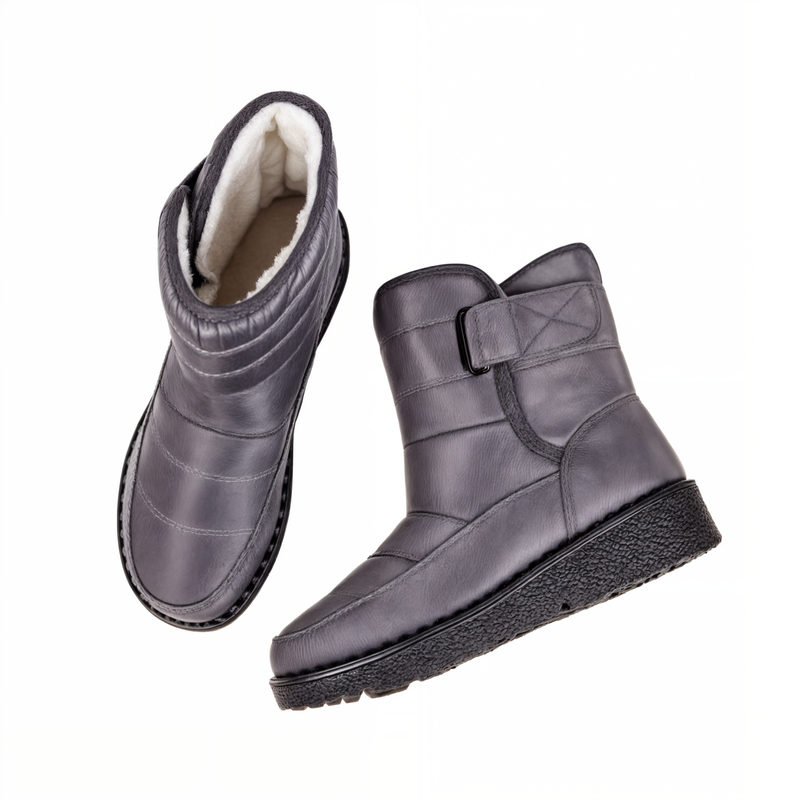 Waterproof Ladies Snow Boots with Non-Slip Sole – Warm Winter Boots for Ice and Snow