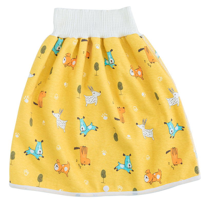Reusable Toddler Potty-Training Shorts and Skirts with Stretch Waist